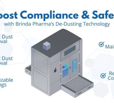 Ensuring Superior Cleanliness and Efficiency with Brinda Pharma’s Advanced De-Dusting Tunnel